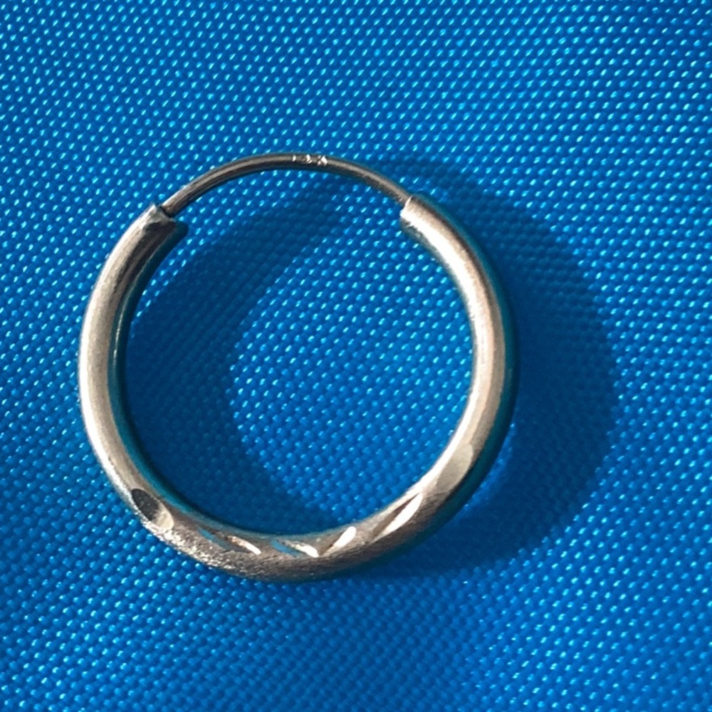 Gold earrings 14 k - Picture 2 of 4